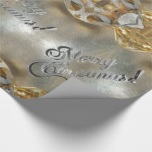 Joyeux script d'argent de Noël Elegant Faux Gold