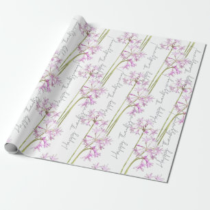 Papier Cadeau Joyeux Thanksgiving,