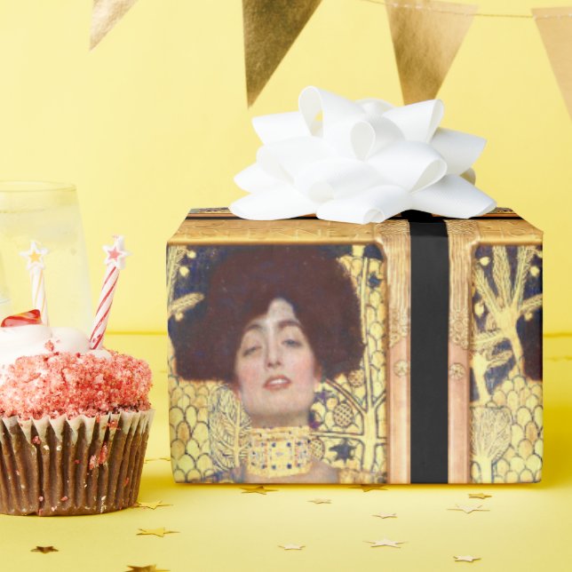 Papier Cadeau Judith et la tête d'Holopherne par Gustav Klimt (Fête d'anniversaire)