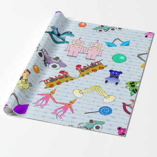 Papier Cadeau Juguetes antiguos