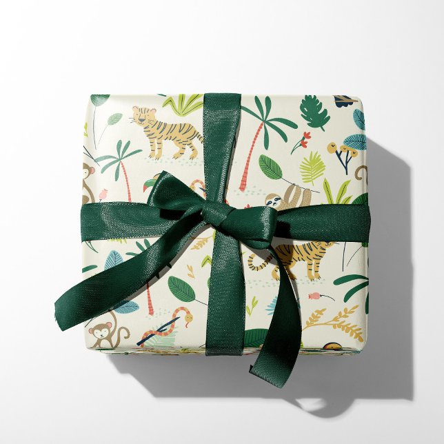 Papier Cadeau Jungle luxuriante (Créateur téléchargé)