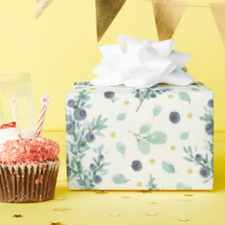 Papier Cadeau Juniper et motif de baies