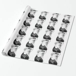 Papier Cadeau Jupe Peacock Beardsley Art Nouveau