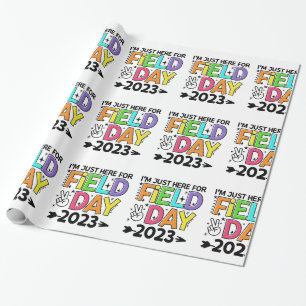 Papier Cadeau Juste Ici Pour La Journée Du Terrain 2023 Enseigna