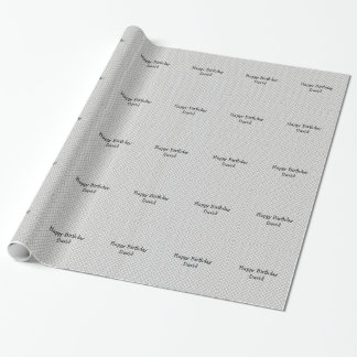 Papier Cadeau Juste pour le plat de diamant des hommes