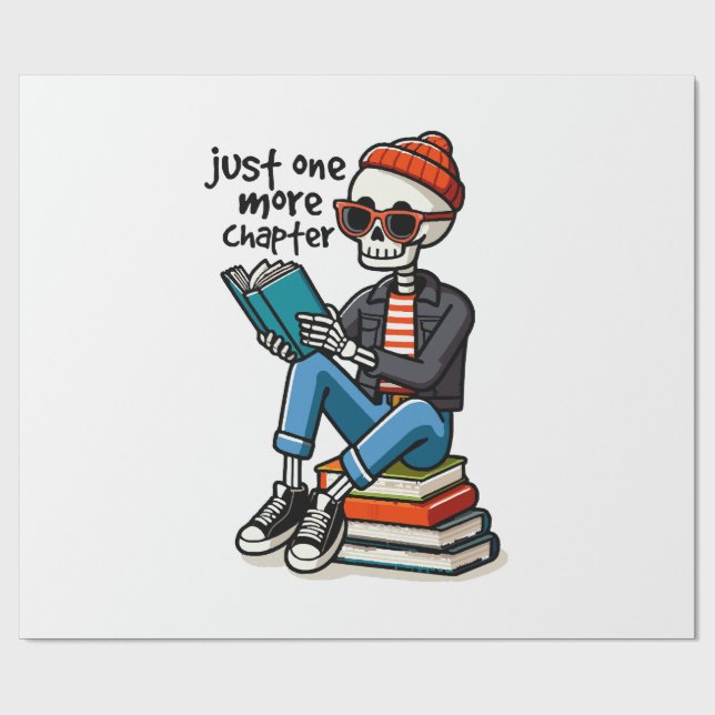 Papier Cadeau Juste un chapitre de plus (Plat)