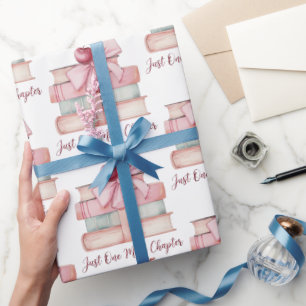 Papier Cadeau Juste un chapitre de plus – Amoureux de livres à l