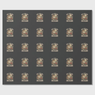 Papier Cadeau Juste une fille qui aime les Goldens
