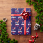 Papier Cadeau Kamala Harris Fille Femme Christmas Blue<br><div class="desc">Kamala Harris Girl Stilettos High Heel 2024 Papier d'enveloppement bleu de Noël</div>
