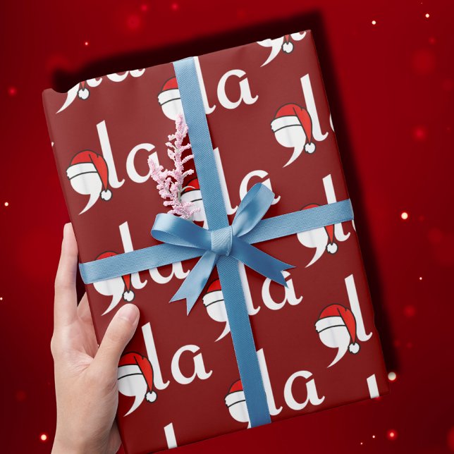 Papier Cadeau Kamala Harris Noël 2024 Comma la (Créateur téléchargé)