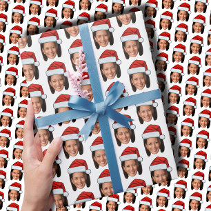 Papier Cadeau Kamala Harris Santa Hat Noël drôle