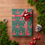 Papier Cadeau Kamala-la-la-la Funny Christmas Kamala Harris<br><div class="desc">Kamala-la-la-la-Funny Christmas Kamala Harris Livre vert</div>