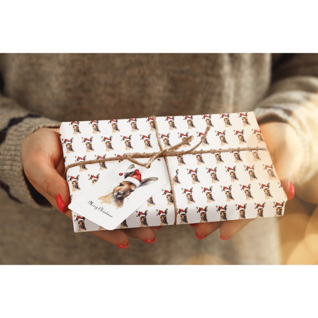 Papier Cadeau Kangaroo de Noël (Créateur téléchargé)
