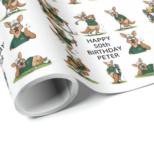 Papier Cadeau kangourous