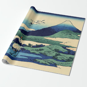 Papier Cadeau Katsushika Hokusai - Umegawa dans la province de S