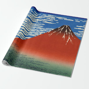 Papier Cadeau Katsushika Hokusai - Vent Fin, Matin Clair