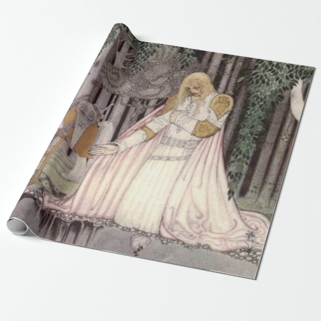 Papier Cadeau Kay Nielsen - La Lassie Et Sa Godmère 1914 (Déroulé)