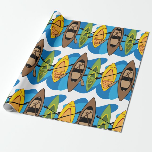 Papier Cadeau Kayak (Déroulé)
