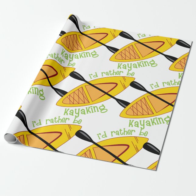 Papier Cadeau Kayak (Déroulé)