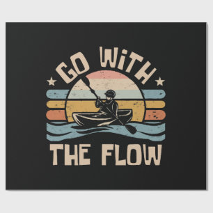 Papier Cadeau kayak-drôle