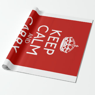 Papier Cadeau Keep Calm and Carry