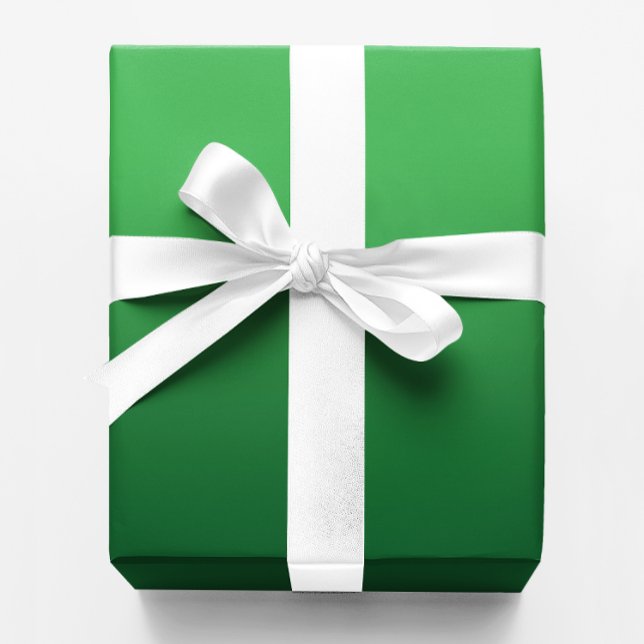 Papier Cadeau Kelly à Forest Green Dégradé (Kelly to Forest Green Gradient Wrapping Paper)