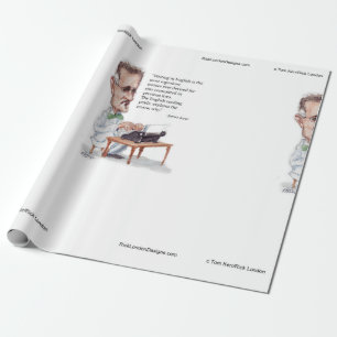 Papier Cadeau Kerr/Londres James Joyce & English Is Torture Cita