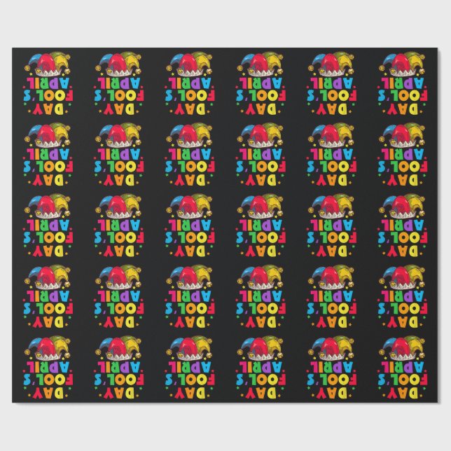 Papier Cadeau Kit de blagues drôles pour le 1er avril (Plat)