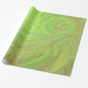 Papier Cadeau Kiwi Bash Green Swirl