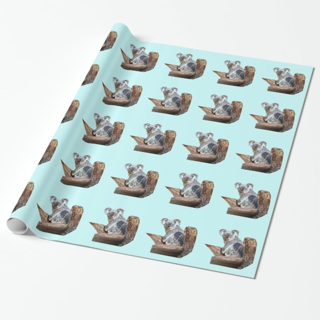 Papier Cadeau Koala Bear (Déroulé)