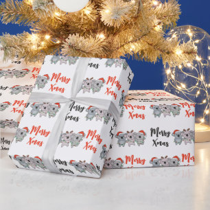 Papier Cadeau Koala Christmas Animaux mignons Koalas Holiday