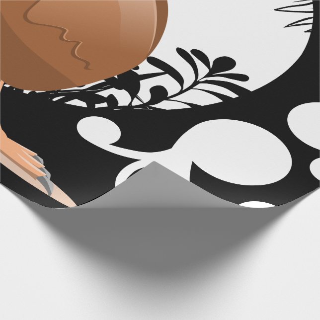 Papier Cadeau Koru Kiwi (Coin)