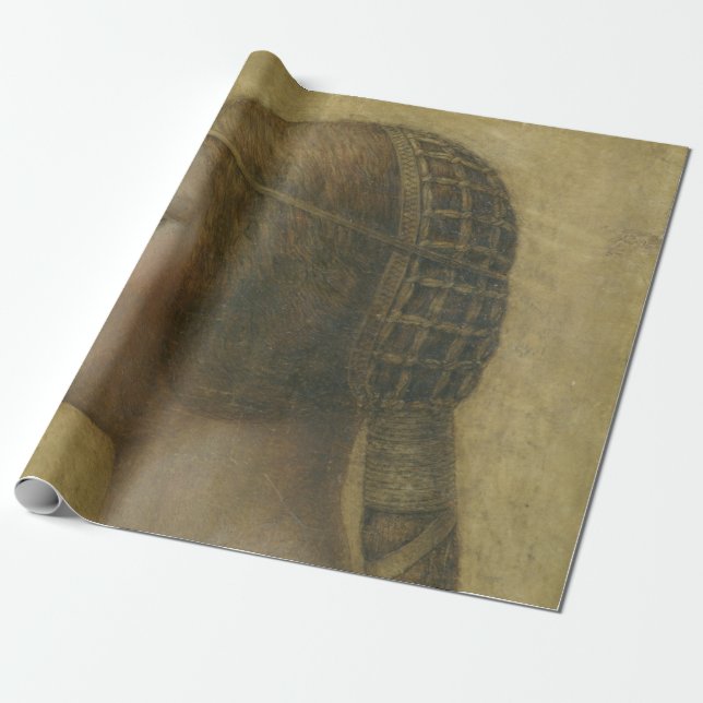 Papier Cadeau La Belle Princesse (par Léonard de Vinci) (Déroulé)