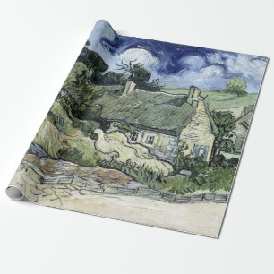 Papier Cadeau La chaumière de Cordeville de Vincent van Gogh