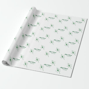 Papier Cadeau La correspondance parfaite ajouter nom de couple d