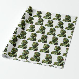 Papier Cadeau La Dame Verte