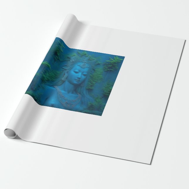 Papier Cadeau La déesse Ishtar dans le lac de la vie éternelle (Déroulé)