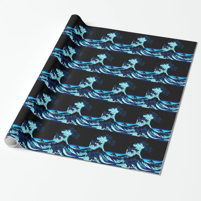 Papier Cadeau La Grande Vague (Déroulé)