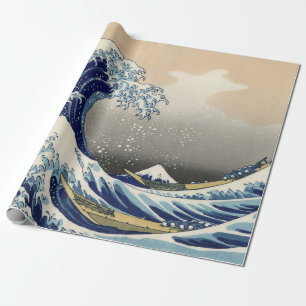 Papier Cadeau La Grande Vague de Kanagawa Hokusai