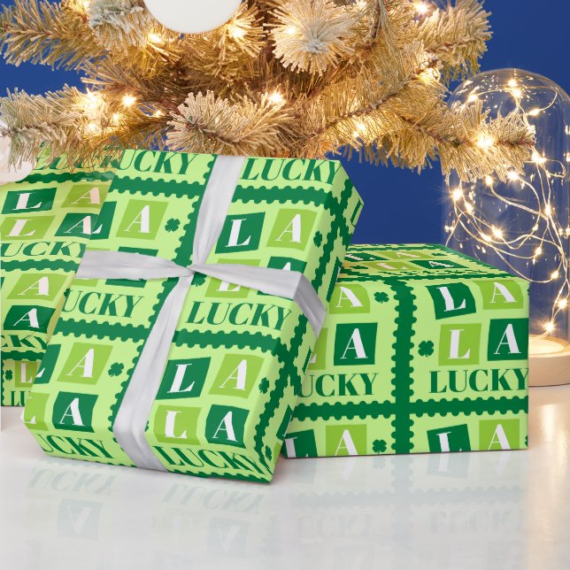 Papier Cadeau La La Lucky Saint-Patrick (Vacances)