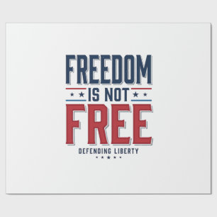 Papier Cadeau La liberté n'est pas gratuite Design de t-shirt vi