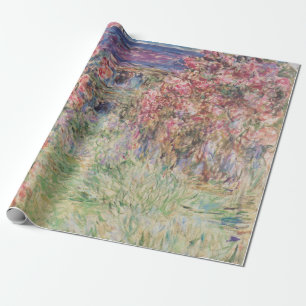 Papier Cadeau La Maison dans les roses - Claude Monet
