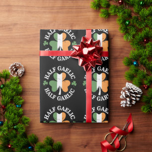 Papier Cadeau La moitié gaélique moitié garlick irlandaise itali