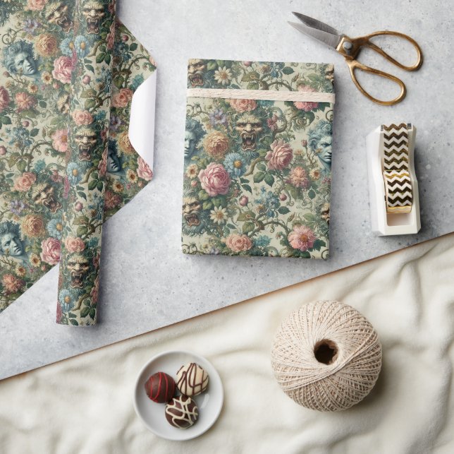 Papier Cadeau La Muse Céruléenne – Gothique Victorien (Artisanat)