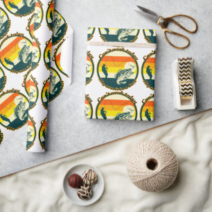 Papier Cadeau La pêche amusante ne peut pas fonctionner aujourd'