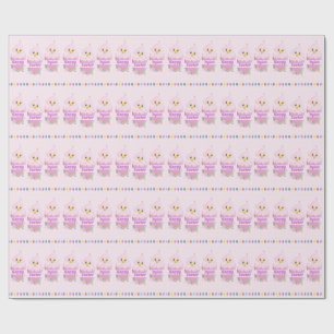 Papier Cadeau La poussette de Pâques personnalisée