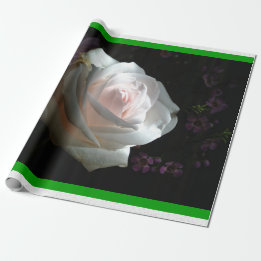 Papier Cadeau La Rose Blanche -