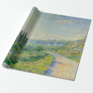 Papier Cadeau La route de Vétheuil (par Claude Monet)