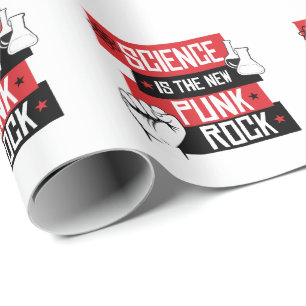 PAPIER CADEAU LA SCIENCE EST LE NOUVEAU ROCHER DE PUNK
