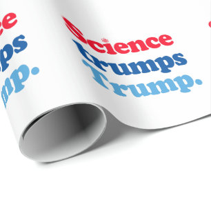 Papier Cadeau La science l'emporte sur Trump